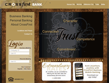 Tablet Screenshot of crossfirstbank.com